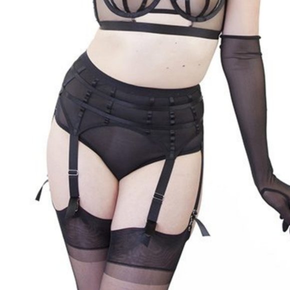 Playful Promises Bettie Page cage bra 32DD (32E) - Picture 2 of 5